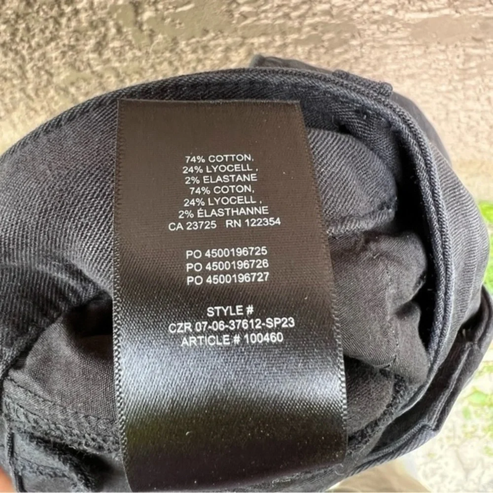 Aritzia Wilfred Utility Cargo Free Pants Women 2 Black Brennan Cotton Streetwear